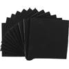 GETAJGHSD Piedini Livellanti in Peva 12 Pezzi per Tavolo da Biliardo Nero, Tagliabili per Stabilizzare Gambe Quadrate, per Sala Giochi e Ristorante