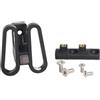 Caswynlife Adattatore pieghevole per portapacchi anteriore, in lega di alluminio 6061, staffa di montaggio a sgancio rapido e biciclette pieghevoli DAHON, accessorio compatto per borsa anteriore (nero)