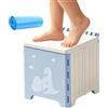 Generico Vaso Sanitario Portatile per Bambini | Sgabello Antiscivolo Pieghevole | Vasino da Viaggio Compatto e per Bambini | per Camper, Escursioni, Pesca, Spiaggia, Viaggio, Adulti
