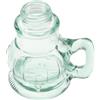 BESTonZON Lampada Kerosene in Vetro Verde, Base Stabile e Pratica per Lanterna ad Olio, Ricambio per Illuminazione D'emergenza e Campeggio All'aperto