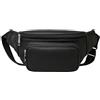 Generisch Borsa a tracolla rossa regolabile da corsa, marsupio sportivo, per corsa, viaggi, ciclismo, borsa a tracolla da donna in tessuto, Nero , Einheitsgröße, Sling Zaini