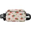 ISAOA Marsupio a tracolla alla moda marsupio con cinturino regolabile Dream Butterfly Knot Fragola per allenamento, shopping, viaggi, escursionismo