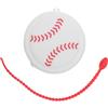 Healvian Portamonete in Silicone a Forma di Baseball Cerniera, Portachiavi Sportivo Organizer Compatto per Auricolari e Tappi le Orecchie, per Attività All'aperto e Palestra