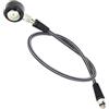 TAZIZI Manometro residuo subacqueo Manometro sommergibile luminoso con tubo altamente flessibile Accessori subacquei Attrezzatura subacquea