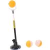 GLEAVI Allenatore Portatile per Ping Pong con Base a Ventosa Stabile in Pvc e Lega di Alluminio, Dispositivo per Allenamento Indoor e Ufficio per Principianti e Adulti