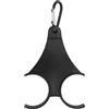 Jiawu Porta Pallina Piccolo, Supporto Compatto per Pallina e Tee Stampato in 3D, Supporto Portatile con Clip per Sessioni di Allenamento sui Campi da all'aperto (Black)