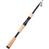 NINMORTH Canna da pesca telescopica in fibra di carbonio per pesca alla trota e alla spigola, leggera con punta sensibile, lunghezza 1,5 m - 2 per 4 m