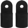 WOONEKY 2 Pezzi Tappi Terminali per Bimini in Nylon Nero, Accessori per Barche e Yacht, Compatibili Tubo da 22mm, Facili da Installare e Salvaspazio