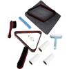 GLEAVI Kit Accessori Biliardo 25 Pezzi per Pulizia Tavolo e Sponde in Legno e Plastica 33x29,5cm, per Sale Giochi e Club, Cura Completa e Versatile
