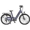 VITILAN L5 Nera Bici Elettrica per Adulti,con Sensore di Coppia, Bici Elettrica Uomo Donne e Uomini 26,Motore 250W, Fino a 25 Km/h,Batteria 15 Ah 720 Wh, Cestino Anteriore e Freni Idraulici (Blu)