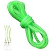 Generic Tubo di Pesca Glow - Tubo ad angolo che assorbe la luce, Flessibile Cava Fly Tubing Legante Tubi Materiale Pesca a Mosca Tirare Strumento
