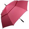 Generic CMBSSTFC Ombrelli for Ombrello da Pioggia Ombrello da Golf Aperto Automatico Ombrello da Golf Extra Large Oversize Doppio baldacchino Ventilato Antivento Impermeabile Ombrello Antivento (Color : A,
