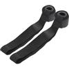 OFFIGAM Ancoraggio Porta per Fasce Elastiche di Resistenza 2 Pezzi in PVC Nero Alta Stabilità e Resistenza alla Pressione per Allenamento Fitness a Casa