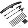 JIASHUNHE Parafango MTB Parafango for Bicicletta, parafango for Bici da Corsa, for Posteriore o Anteriore a sgancio rapido, Leggero for
