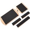 COLLBATH Tavola in Legno per Stretching e Rinforzo della Caviglia Superficie Antiscivolo, Design a Dondolo Elegante e Naturale per Uso Domestico e Palestra