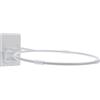 IMUSINICE Porta Palle da Muro in Metallo Bianco per Organizzare Palloni e Cappelli, Supporto Pieghevole Senza Fori per Supermercati ed Esposizioni