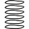 OATIPHO 6 Pezzi Anello Nero per Bombola di Ossigeno di Gomma Antivibrazione da 27cm Ammortizzatore Rapido e Protezione Anticollisione per Uso Industriale e Laboratori