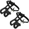 HEANUJJ 1set Imbracature Pedale Bici con Cinghie Regolabili Fermapiedi per Scarpe da Ciclismo Accessorio Bike Pedal Strap Belt per Mountain Bike e Strada Facile Installazione e Fissaggio