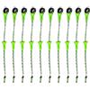 FGDTREE Di 10 anelli in ceramica leggera con chiusura rapida per una facile installazione della canna da pesca minimi danni alla linea per i pescatori