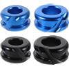 Housoutil Peep Sight Tubo Peep Sight in Lega di Alluminio 4 Pezzi per Archi Ricurvi Riutilizzabile e Sostituzione Rapida, Accessorio per Caccia e Uso Indoor
