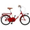 Via Veneto Bazam Via Veneto the Original - Bicicletta Pieghevole Folding Mia 20", Bici Retrò Vintage, Made in Italy, Rosso Giulia | VV735
