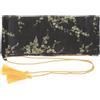 YARNOW Borsa in Seta Nera per Spade e Bastoni da Arti Marziali con Chiusura Regolabile Stile Vintage Elegante e Funzionale per Trasporto e Protezione