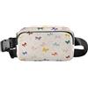 ISAOA Marsupio a tracolla alla moda marsupio con cinturino regolabile Dream colorato papillon a pois per allenamento, shopping, viaggi, escursionismo