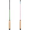 NexRen Canna da pesca telescopica leggera per principianti con punta sensibile ad azione morbida e design rinforzato per lenza intrecciata palo portatile in fibra di vetro verde 120 cm (1,2 metri verde)