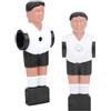 Hidyliu Set di 11 Giocatori di Calcio Balilla Facile Sostituzione Nei Giochi di Biliardino Alti 4,3 Pollici Bianchi e Neri