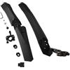 JIASHUNHE Parafango MTB 2X Set parafanghi for Bici for Ruote da 24 a 26 Pollici Protezione Ruota paraspruzzi for Mountain Bike Viaggi all'aperto Neve
