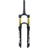 HoldOneLight Forcella anteriore ad aria per mountain bike, tubo conico da 1 1/8, forcella ammortizzata per mountain bike da 27,5 pollici, corsa 120 mm, asse QR da 100 mm, blocco manuale remoto per