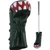 Generico Copricapo per pilota di dinosauro, Copricapo per pilota di golf per animali | Copri driver Tyrannosaurus Rex in pelle PU | Durevoli coperture per la testa del putter da golf, da per una protezion