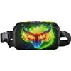ISAOA Marsupio a tracolla alla moda marsupio con cinturino regolabile Dream Dragon Head Colorful Fire per allenamento, shopping, viaggi, escursionismo