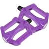 CRAFTHROU Pedali per Bicicletta in Plastica Porpora Asse in Ferro, Pedali Antiscivolo per Mountain Bike Piattaforma Grande, Supporto per Uso Prolungato e Alta Efficienza di Pedalata