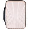 FGDTREE Supporto professionale per racchetta da ping pong con bordi rinforzati in PU texture borsa portaoggetti perfetta per allenatori e giocatori Premium ABS Scull Protector