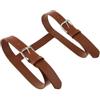 SAFIGLE Cinghia Regolabile in Pelle Pu per Coperta da Picnic e Tappetino Yoga con Fibbia a Forma di H, Comoda per Legare e Trasportare Durante le Vacanze Estive