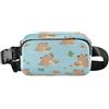 ISAOA Marsupio a tracolla alla moda marsupio con cinghia regolabile Dream Swimming Cute Capybaras per allenamento, shopping, viaggi, escursionismo