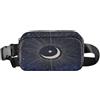 ISAOA Marsupio a tracolla alla moda marsupio con cinghia regolabile Dream Starry Sky e Luna per allenamento, shopping, viaggi, escursionismo