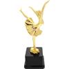 CHILDWEET Premio per Forma di Ballerina, Riconoscimento Versatile Oro in Plastica Design Elegante Balletto per Recital di Balletto e Cerimonie Scolastiche