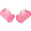 BESPORTBLE Manubri ad Acqua Portatili 4lb per Donne in Pvc Rosa, Coppia Bilanciata di Perdite, per Allenamento in Ufficio e Corsa All'aperto