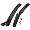 JIASHUNHE Parafango MTB 3 Pezzi parafanghi Anteriori Posteriori for Biciclette parafango di Ricambio for Ciclismo all'aperto AntiGraffio Protezione dalla Sabbia Attrezzatura