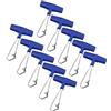 USHOBE Scorrevoli per Piombi da Pesca Funzione Scorrevole Liscia e Alta Resistenza 50 Pezzi con Moschettone Duo Lock in Acciaio Inox per Attrezzatura da Pesca Surf