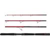 PENN Squadron III - Canna da pesca da viaggio per barca, pesca in acqua salata, componenti a prova di acqua salata, ideale per merluzzo, merluzzo, merluzzo, halibut e altro ancora, unisex, rosso, 2,10