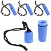 VILLCASE Contenitori Impermeabili per Kayak 4 Pezzi in Plastica Blu con Coperchio Sigillato e Design Compatto per Paddling Sul Lago e Immersioni