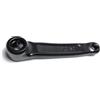 Lapiglo 152mm Esercizio per Bicicletta Pedivella Ferro Quadrato Albero 13x13mm Sinistro Braccio Destro per Fit 916-20 Pedale Indoor Sport per Parte Bici per Nero