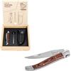 Laguiole Style de Vie Coltello tascabile con affilatura in acciaio e custodia...