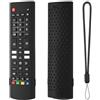 MEIBAOGE Custodia protettiva in silicone di qualità per telecomando TV LG AKB76040302, antiscivolo e antiurto, 175 x 52 x 17 mm, nero