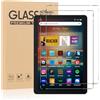 Coiwxmoi 2 Pezzi, Pellicola Protettiva per Amazon Fire HD 8 (2024/2022/2020 12a/10a generazione)/8 Plus/8 Kids/8 Kids Pro, HD Trasparente Vetro Temperato, Anti Graffio Protezione Schermo