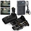 DSTE BG-E14 Vertical Impugnatura Batteria + 2x LP-E6 Batteria + USB Caricabatteria per Canon EOS 70D 80D