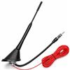 Audioproject A286 - Antenna-per-autoradio 18cm + amplificatore 20dB 16V fm compatibile per: Toyota Aygo Opel Corsa Fiat Panda Suzuki Peugeot Cooper adapter universe antenna auto corta accessori
